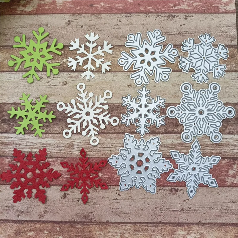 2021 New 6PCS/lot Snowflake Metal Cutting Dies Stencil Die Cut Scrapbooking Craft Stamps
2021 New 6PCS/lot Snowflake Metal Cutting Dies Stencil Die Cut Scrapbooking Craft Stamps