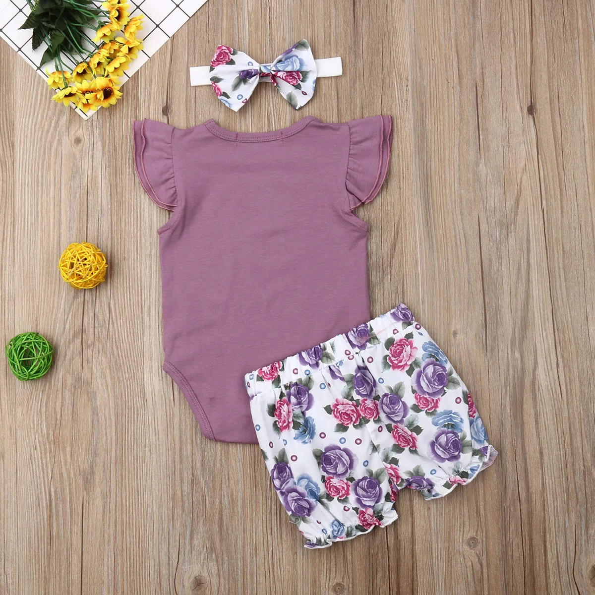 Toddler Infant Baby Girl Clothes Romper+Shorts Headband Casual Outfits Set 0-18M
Toddler Infant Baby Girl Clothes Romper+Shorts Headband Casual Outfits Set 0-18M