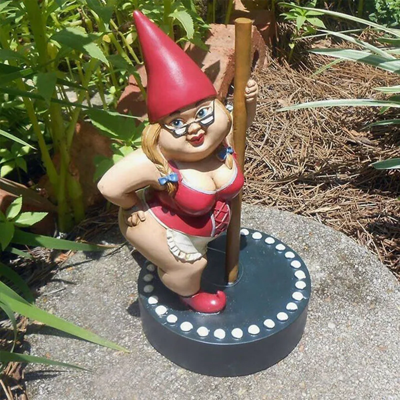 Garden Pole Dancing Gnome Resin Gnome Statue Indoor/Outdoor Sculpture for Patio Yard or Lawn 17cm Wedding party supplies
Garden Pole Dancing Gnome Resin Gnome Statue Indoor/Outdoor Sculpture for Patio Yard or Lawn 17cm Wedding party supplies