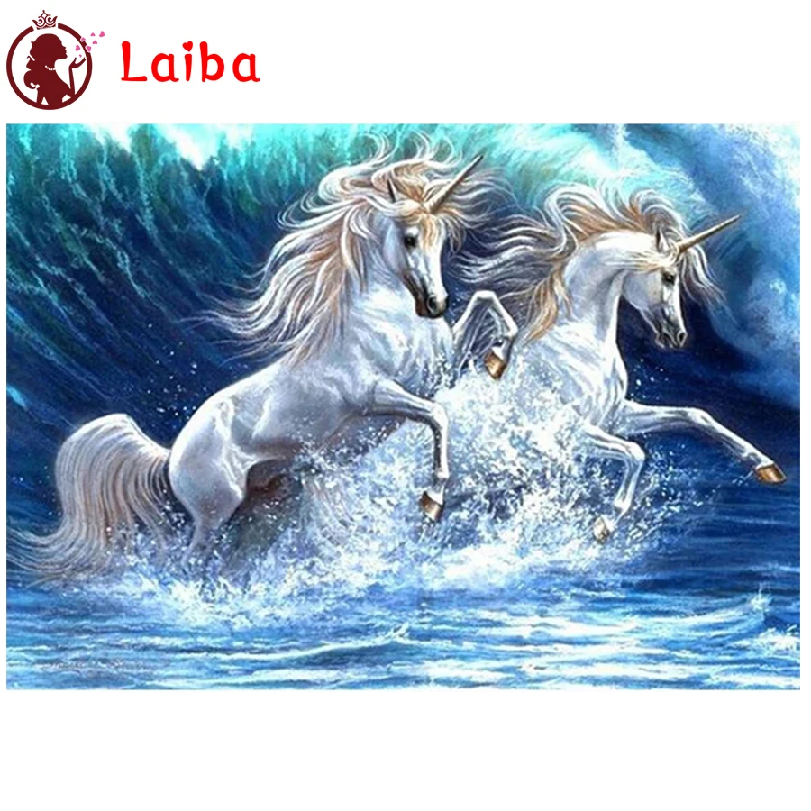 New Year Gift Diamond Painting Two unicorns in the water DIY 5D Full Square round Diamond Embroidery Diamond Mosaic Cross Stitch
New Year Gift Diamond Painting Two unicorns in the water DIY 5D Full Square round Diamond Embroidery Diamond Mosaic Cross Stitch