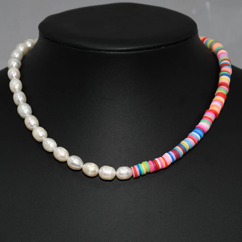 2020 New Arrival Simple Basic Summer Necklace Real Freshwater Pearl Stainless Steel Lobster N Extendsion Ceramic Slice Necklace
2020 New Arrival Simple Basic Summer Necklace Real Freshwater Pearl Stainless Steel Lobster N Extendsion Ceramic Slice Necklace