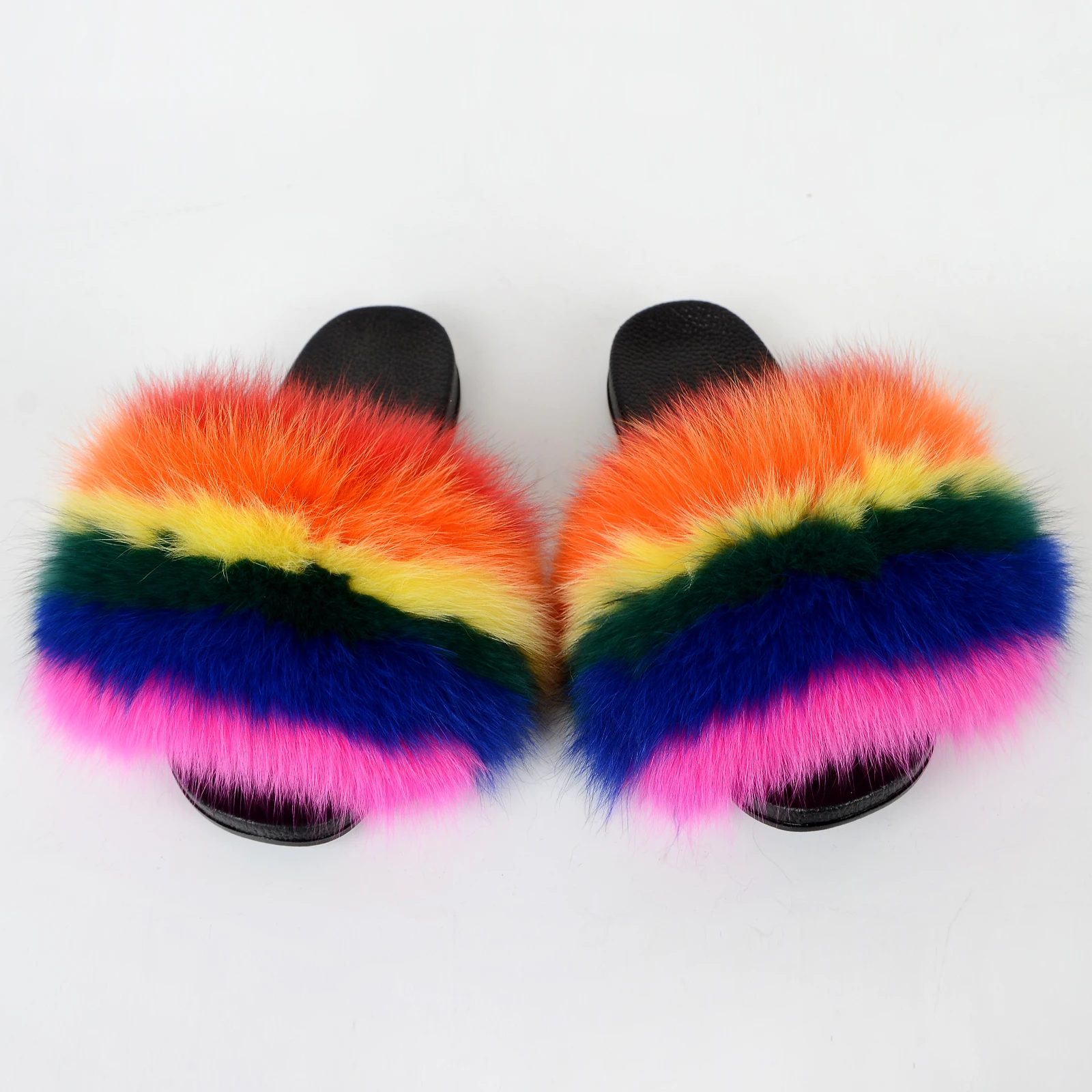 Summer Real Fox Fur Slippers Ladies Indoor Warm Furry Flip Flops Women Plush Raccoon Fur Slides Wholesale Hot
Summer Real Fox Fur Slippers Ladies Indoor Warm Furry Flip Flops Women Plush Raccoon Fur Slides Wholesale Hot