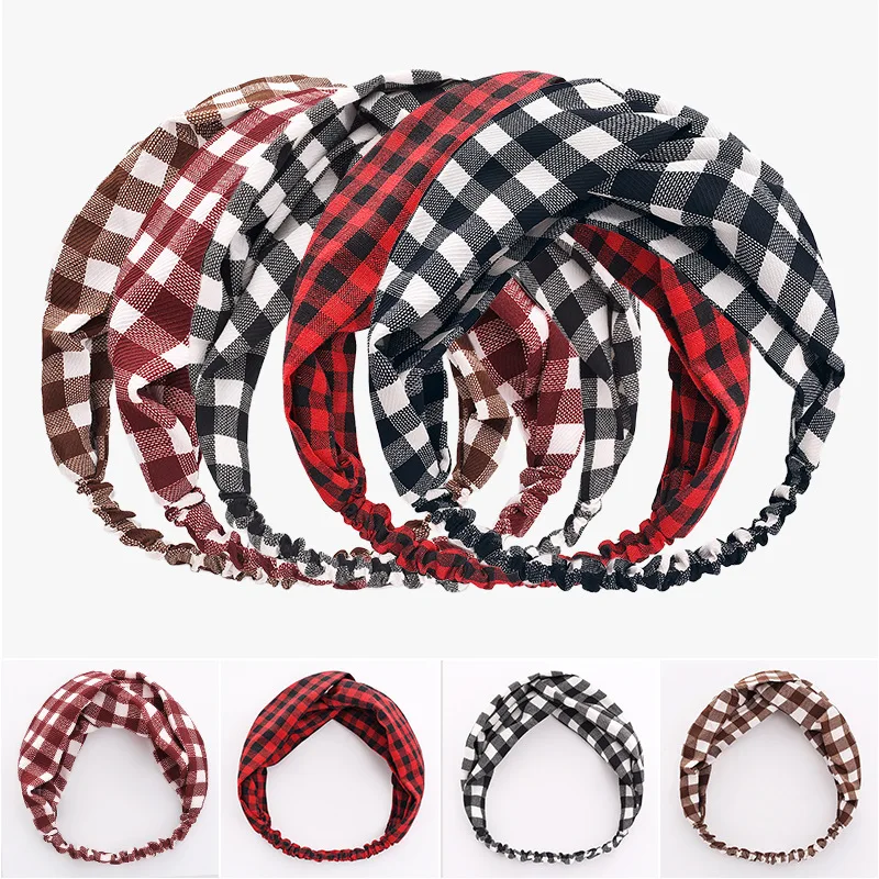 New arrival fashion Women casual plaid Headbands girl's hairband lady's cross wild hair accessories Headwrap bandage
New arrival fashion Women casual plaid Headbands girl's hairband lady's cross wild hair accessories Headwrap bandage