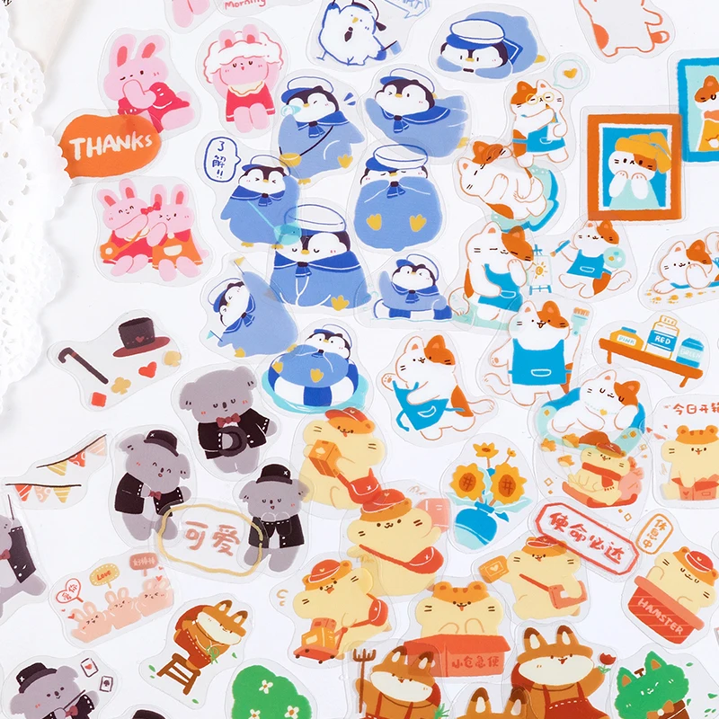 40 pcs Cute Cartoon Little Animal Dreamer Deco Stickers Bullet Journaling Accessories Phone Scrapbooking DIY Stickers Aesthetic
40 pcs Cute Cartoon Little Animal Dreamer Deco Stickers Bullet Journaling Accessories Phone Scrapbooking DIY Stickers Aesthetic