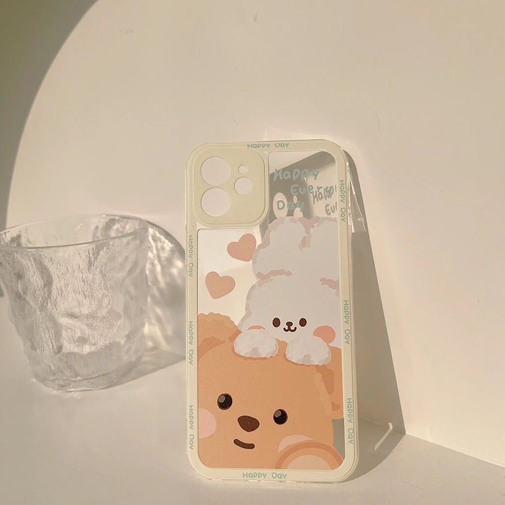 Cute Smile Chocolate bear rabbit kawaii Japanese Phone Case For iPhone 13 11 12 Pro Max Xs Max XR X 7 8 Plus SE 2020 Clear Cover
Cute Smile Chocolate bear rabbit kawaii Japanese Phone Case For iPhone 13 11 12 Pro Max Xs Max XR X 7 8 Plus SE 2020 Clear Cover
