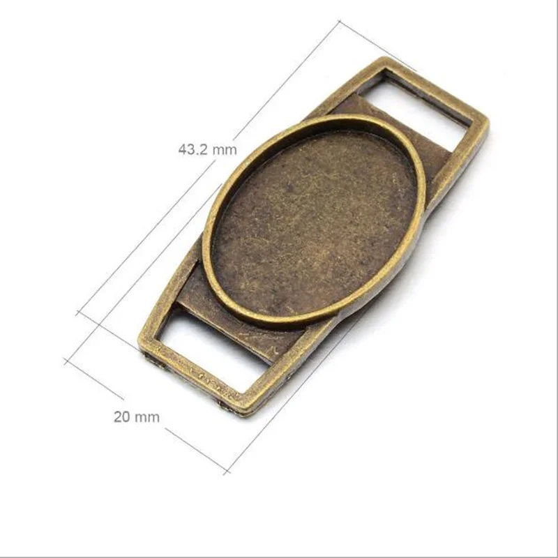 10pcs/lot Retro Bracelet Settings Cabochons Bases Bezel Trays Fit 18x25mm Cabochon Cameo DIY Fashion Bracelet Making
10pcs/lot Retro Bracelet Settings Cabochons Bases Bezel Trays Fit 18x25mm Cabochon Cameo DIY Fashion Bracelet Making