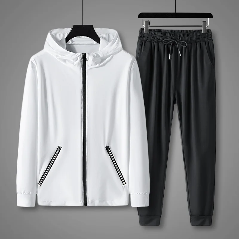 5XL Men Sportswear Tracksuit Quickly Dry Loose Hoodie Jacket+pant Running Jogging Outfits Casual Workout Gym Set Sport Suit
5XL Men Sportswear Tracksuit Quickly Dry Loose Hoodie Jacket+pant Running Jogging Outfits Casual Workout Gym Set Sport Suit