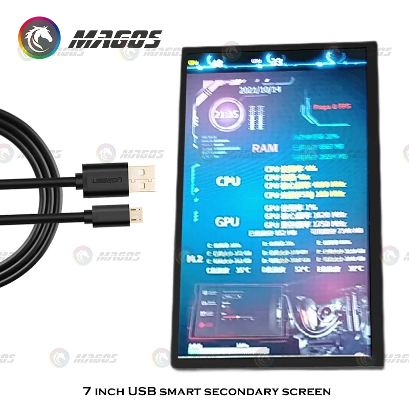 Сделай Сам 7-дюймовый IPS-монитор, HD-дисплей, телефон, экран 1024X600, USB, смартфон, вторичный экран, вспомогательный экран Aida64
Сделай Сам 7-дюймовый IPS-монитор, HD-дисплей, телефон, экран 1024X600, USB, смартфон, вторичный экран, вспомогательный экран Aida64