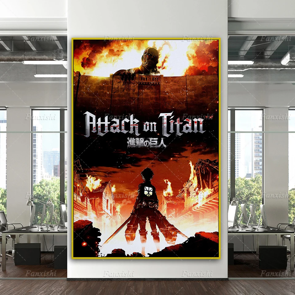 Japanese Anime Attack On Titan Poster And Prints Wall Art Canvas Levi Picture Home Decor Pictures Modern Living Room Cuadros
Japanese Anime Attack On Titan Poster And Prints Wall Art Canvas Levi Picture Home Decor Pictures Modern Living Room Cuadros