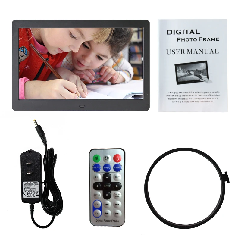 10 inch digital photo frame HD 1024x600 LED Backlight Full Function Picture Video Electronic Album Gift
10 inch digital photo frame HD 1024x600 LED Backlight Full Function Picture Video Electronic Album Gift