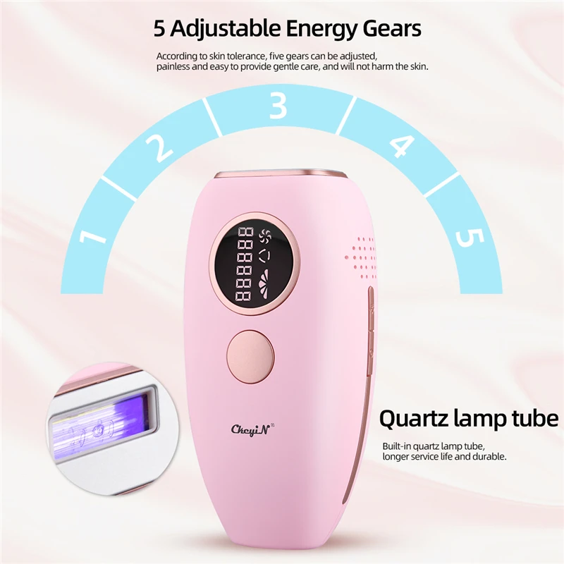 IPL Hair Removal Electric Laser Permanent Machine 999999 Flash Light Pulses Painless LED Display Bikini Full Body Hair Remover
IPL Hair Removal Electric Laser Permanent Machine 999999 Flash Light Pulses Painless LED Display Bikini Full Body Hair Remover