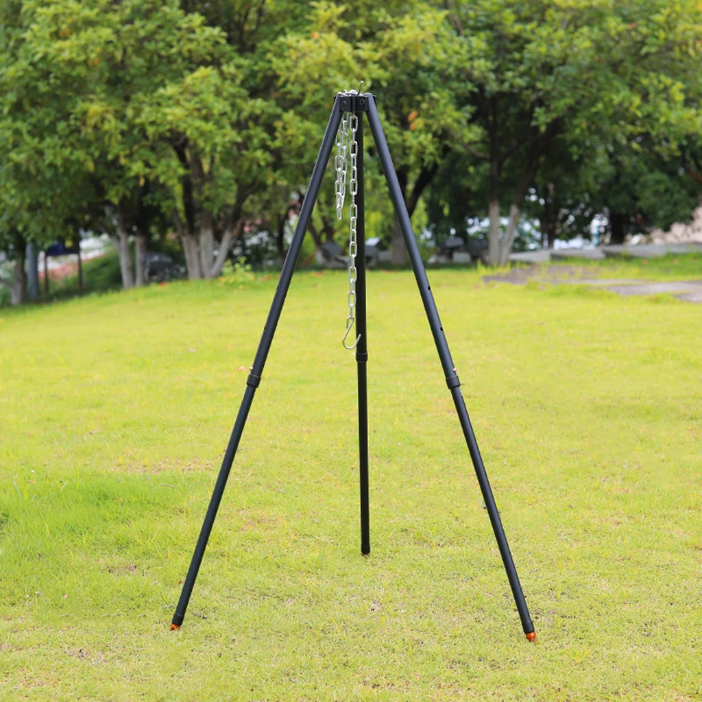 Camping Tripod for Campfire Hanging Pot Outdoor Hiking Backpacking Campfire Cookware Tools Hiking Picnic Accs Cooking Pot Grill
Camping Tripod for Campfire Hanging Pot Outdoor Hiking Backpacking Campfire Cookware Tools Hiking Picnic Accs Cooking Pot Grill