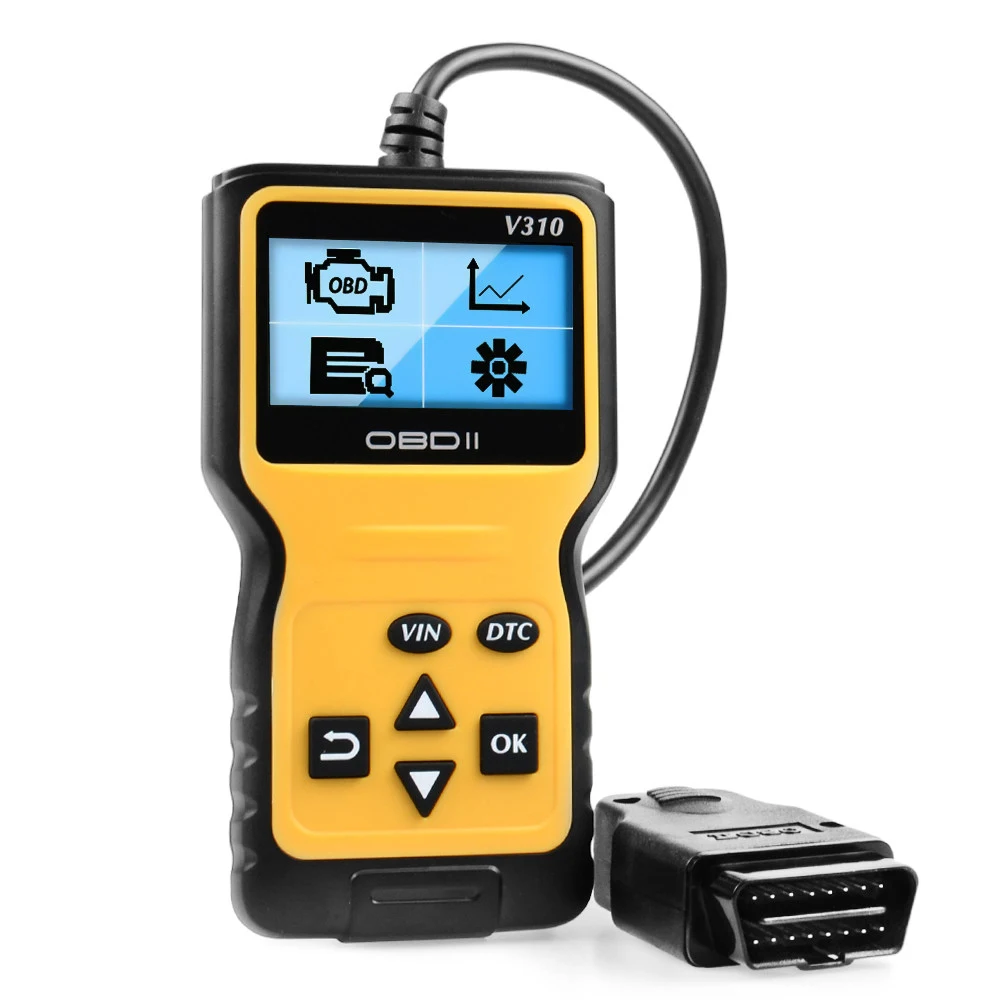 Universal OBD2 Code Reader V310 OBDII EOBD Auto Code Reader Automobile Diagnostic Scanner Engine Light Error Analyzer
Universal OBD2 Code Reader V310 OBDII EOBD Auto Code Reader Automobile Diagnostic Scanner Engine Light Error Analyzer