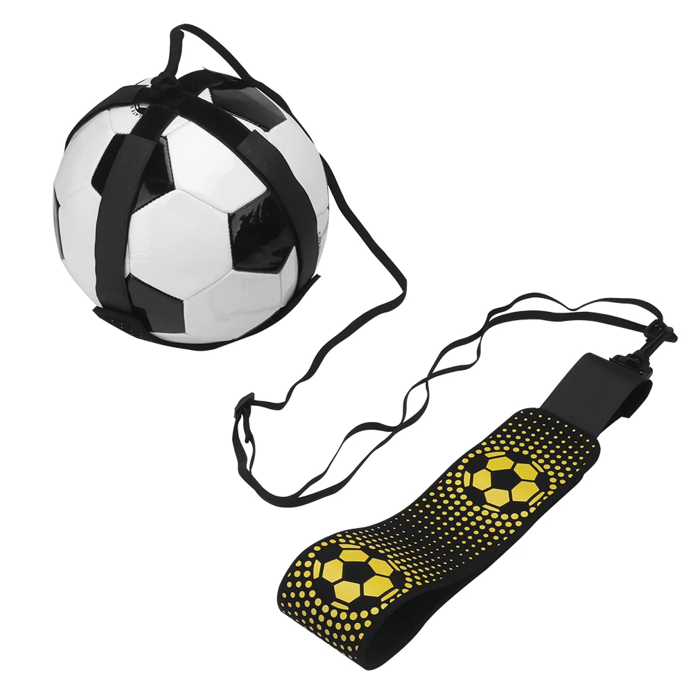 

Футбольный тренировочный мяч ремень для обучения детей тренировочная Спортивная помощь регулируемое тренировочное оборудование Прямая п...