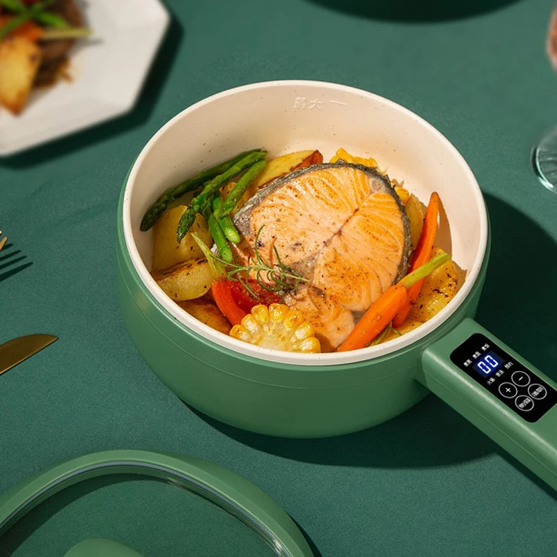 1.5L Electric Cooking Pot Mini Skillet Portable Saucepan Multicooker With Steamer Home Hot Pot Nonstick Pans Ceramic Liner 220V
1.5L Electric Cooking Pot Mini Skillet Portable Saucepan Multicooker With Steamer Home Hot Pot Nonstick Pans Ceramic Liner 220V