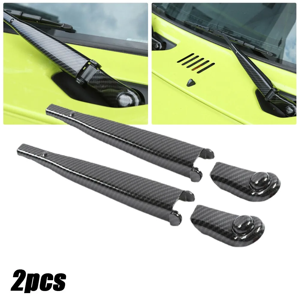 4pcs/1set Car Rain Snow Wiper Decoration Trim Cover Carbon Fiber Look For Suzuki Jimny 2019-2021 High Quality Car Accessories
4pcs/1set Car Rain Snow Wiper Decoration Trim Cover Carbon Fiber Look For Suzuki Jimny 2019-2021 High Quality Car Accessories