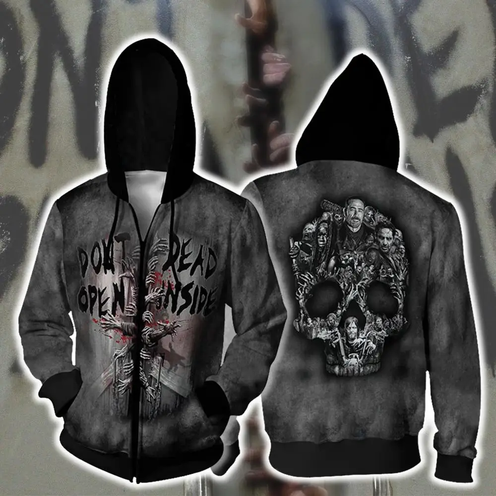 The Walking Dead 3D Print Hoodies Sweatshirts Cosplay Costumes Hooded Casual Coat Jacket
The Walking Dead 3D Print Hoodies Sweatshirts Cosplay Costumes Hooded Casual Coat Jacket