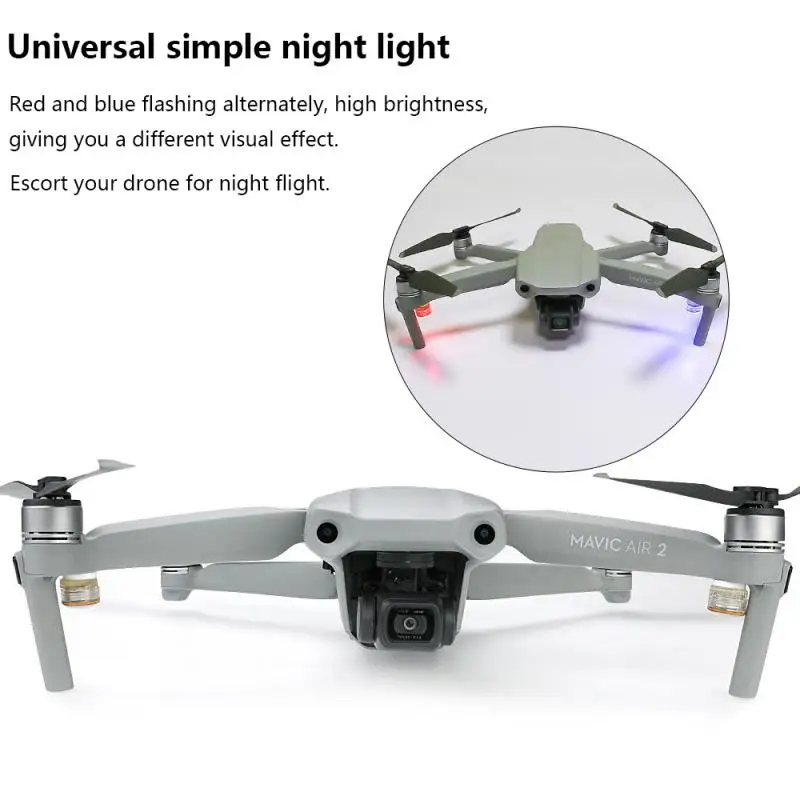 2pcs Mini Night Flying Signal Lamp LED Flash Lights Kit Drone Navigation LightSuitable For DJI Mavic Mini Drone
2pcs Mini Night Flying Signal Lamp LED Flash Lights Kit Drone Navigation LightSuitable For DJI Mavic Mini Drone