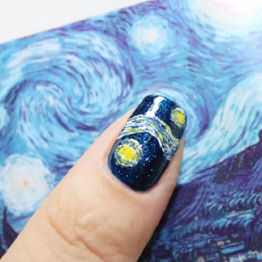 AACAR 14 Pcs/Sheet Women Lady DIY Starry Sky Night Nail Art Stickers Glitter Colorful Decal Manicure Tips Wraps Nail Art Decals
AACAR 14 Pcs/Sheet Women Lady DIY Starry Sky Night Nail Art Stickers Glitter Colorful Decal Manicure Tips Wraps Nail Art Decals