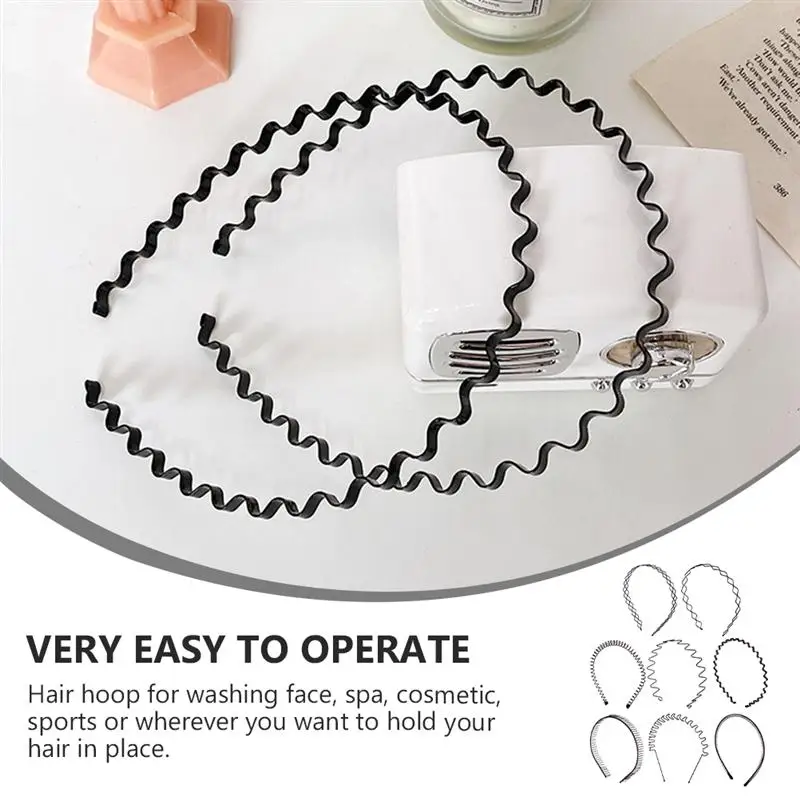 8pcs Unisex Hair Hoop Invisible Practical Sports Hair Headband Face Washing Hair Ring
8pcs Unisex Hair Hoop Invisible Practical Sports Hair Headband Face Washing Hair Ring
