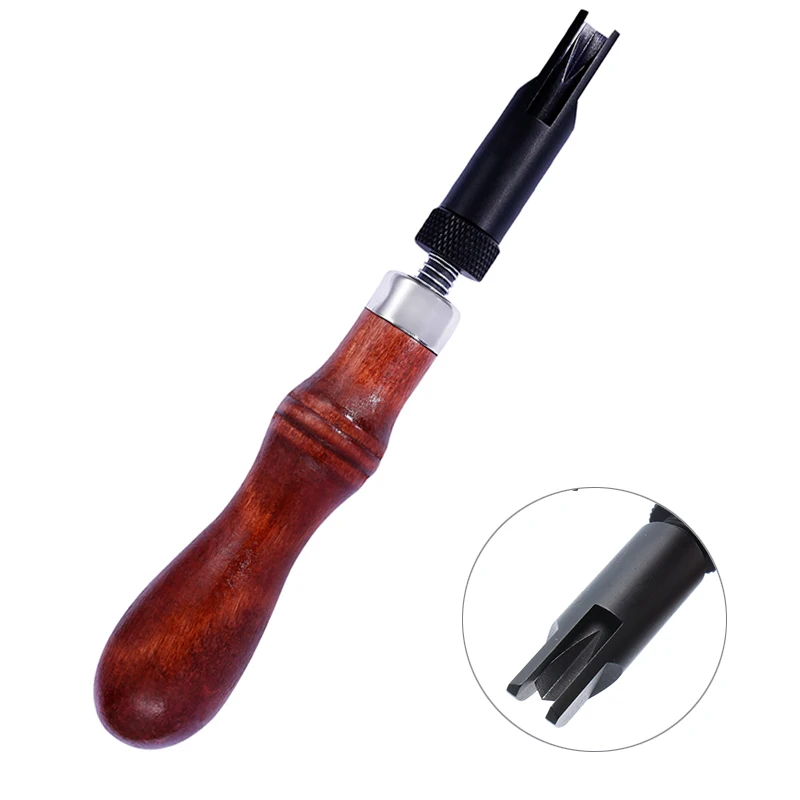 Nonvor Wood Handle Durable V Type Push Grooving Device Sewing Leather Craft Tools Adjustable Handle Groover Craft Gouge Tools
Nonvor Wood Handle Durable V Type Push Grooving Device Sewing Leather Craft Tools Adjustable Handle Groover Craft Gouge Tools