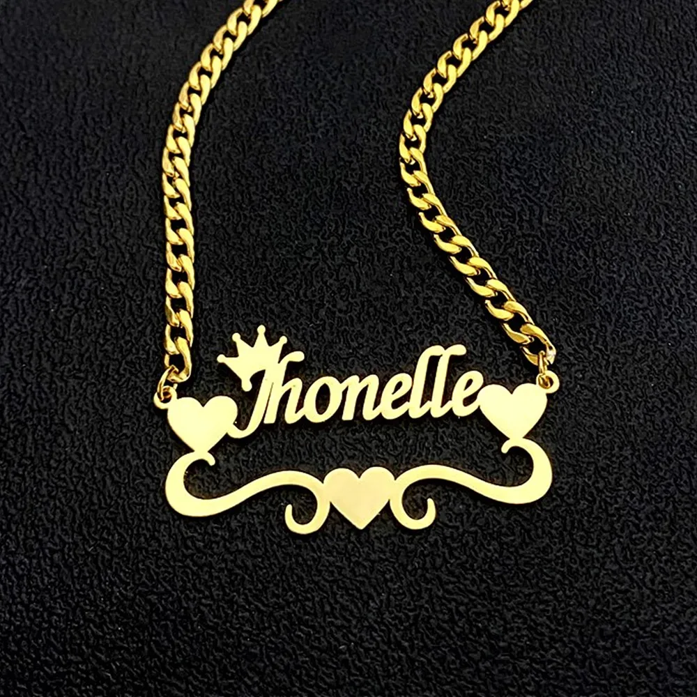 Ожерелье с именем на заказ с сердцем, персонализированное ожерелье из искусственного золота 5 мм для мужчин, ожерелье из нержавеющей стали н...
Ожерелье с именем на заказ с сердцем, персонализированное ожерелье из искусственного золота 5 мм для мужчин, ожерелье из нержавеющей стали н...