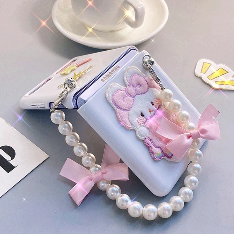 For Samsung Zfilp Flip Case Dream Romantic Case for Samsung Galaxy Z Flip 5G Bear Pearl Lanyard Cover Etui Back Cover ZFlip
For Samsung Zfilp Flip Case Dream Romantic Case for Samsung Galaxy Z Flip 5G Bear Pearl Lanyard Cover Etui Back Cover ZFlip