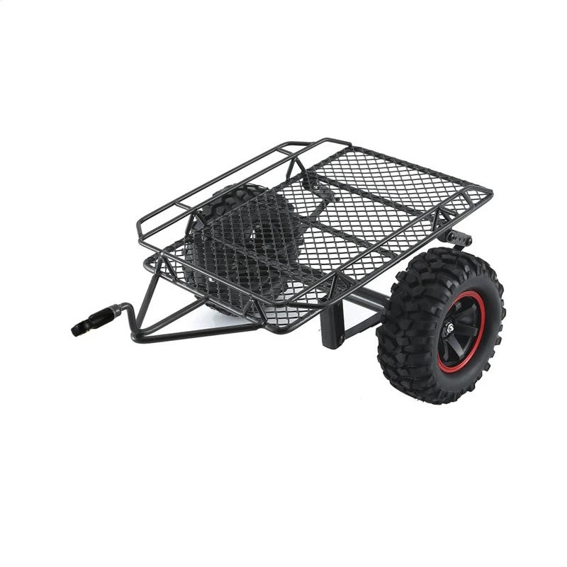 Металлический прицеп автомобильный грузовой перевозчик для 1/10 RC Rock Crawler Traxxas TRX4