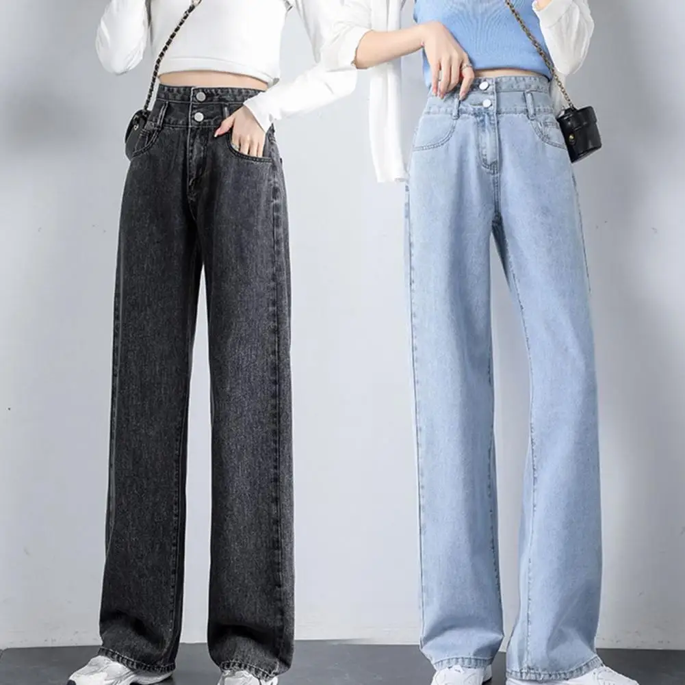 New Fashion Loose Jeans Thin Denim High Waist Straight Wide Leg Jeans for Work Simple All-match Women's Long Straight Jeans
New Fashion Loose Jeans Thin Denim High Waist Straight Wide Leg Jeans for Work Simple All-match Women's Long Straight Jeans