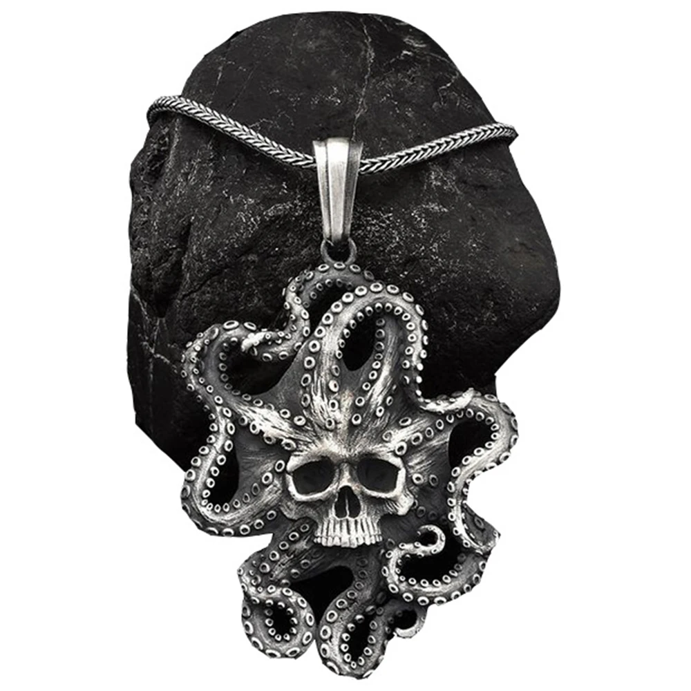 Ins Style Octopus Sea Monster Pendant Necklace Cthulhu Mythology Jewelry Men's Hip Hop Pendant Necklace Chain Accessories 
Ins Style Octopus Sea Monster Pendant Necklace Cthulhu Mythology Jewelry Men's Hip Hop Pendant Necklace Chain Accessories