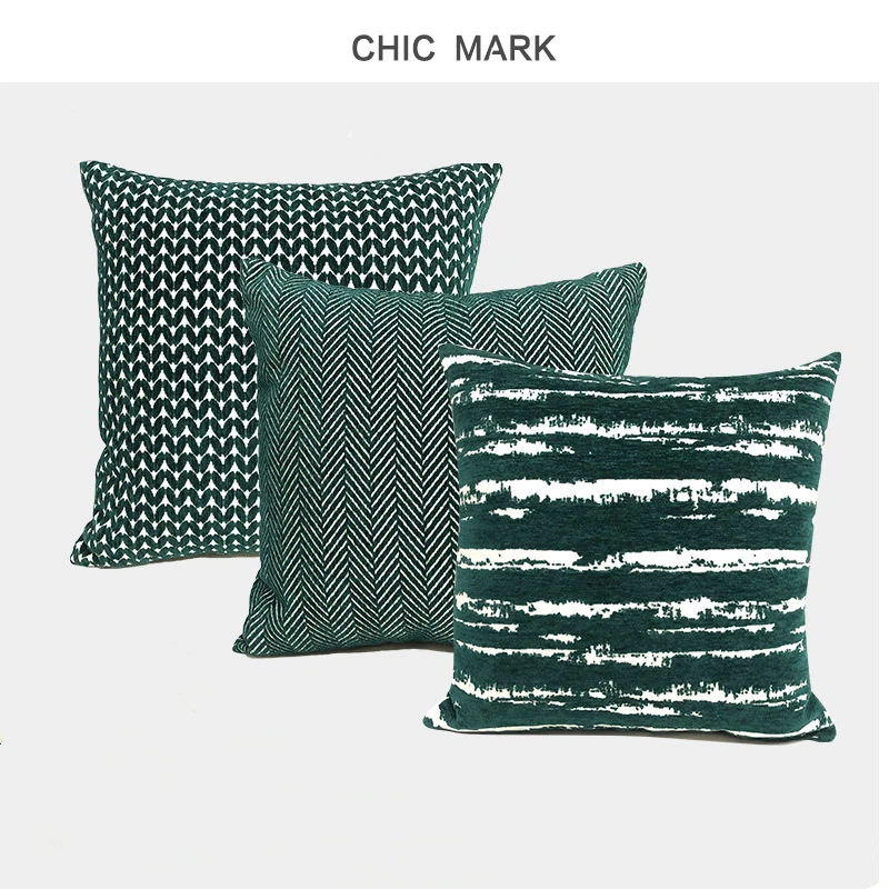Chenille Geometric Abstract Jacquard Cushion Cover Ins Hot Sale Green Series Pillow Case Bedroom Home Sofa Decoration 45*45cm
Chenille Geometric Abstract Jacquard Cushion Cover Ins Hot Sale Green Series Pillow Case Bedroom Home Sofa Decoration 45*45cm