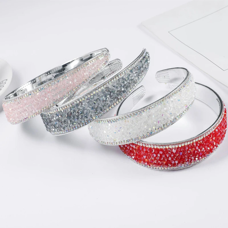Fashion Wide Brim Crystal Headband Elegant Non-Slip Headband Luxury Rhinestone Beaded Headband Versatile Women Hair Accessories
Fashion Wide Brim Crystal Headband Elegant Non-Slip Headband Luxury Rhinestone Beaded Headband Versatile Women Hair Accessories