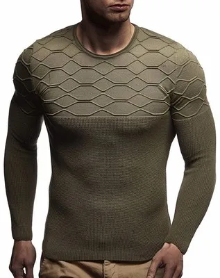 men's original pullover round-neck The sweater has a diamond pattern on the upper body of the sweater.
men's original pullover round-neck The sweater has a diamond pattern on the upper body of the sweater.