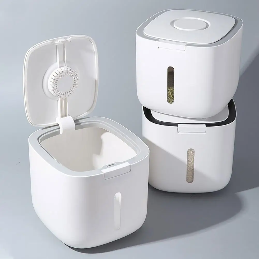5/10kg Rice Bucket Rice Storage Container Insect-Proof Moisture-Proof Rice Box Food Grain Sealed Storage Box Kitchen Organizer
5/10kg Rice Bucket Rice Storage Container Insect-Proof Moisture-Proof Rice Box Food Grain Sealed Storage Box Kitchen Organizer