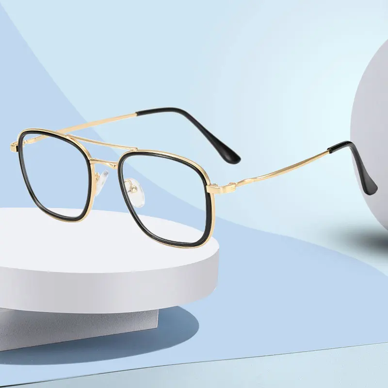 Alloy Glasses Frame Unisex Spectacles Full Rim Eyeglasses Anti Blue Ray Spring Hinges Nearsighted Eye Glasses Hot Selling
Alloy Glasses Frame Unisex Spectacles Full Rim Eyeglasses Anti Blue Ray Spring Hinges Nearsighted Eye Glasses Hot Selling