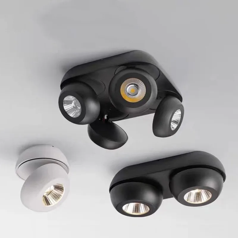 Dimmable Folding Rotating 355° LED Downlights 10W15W 20W30W40W60W COB LED Ceiling Spot Lights AC85~265V Indoor Lighting
Dimmable Folding Rotating 355° LED Downlights 10W15W 20W30W40W60W COB LED Ceiling Spot Lights AC85~265V Indoor Lighting