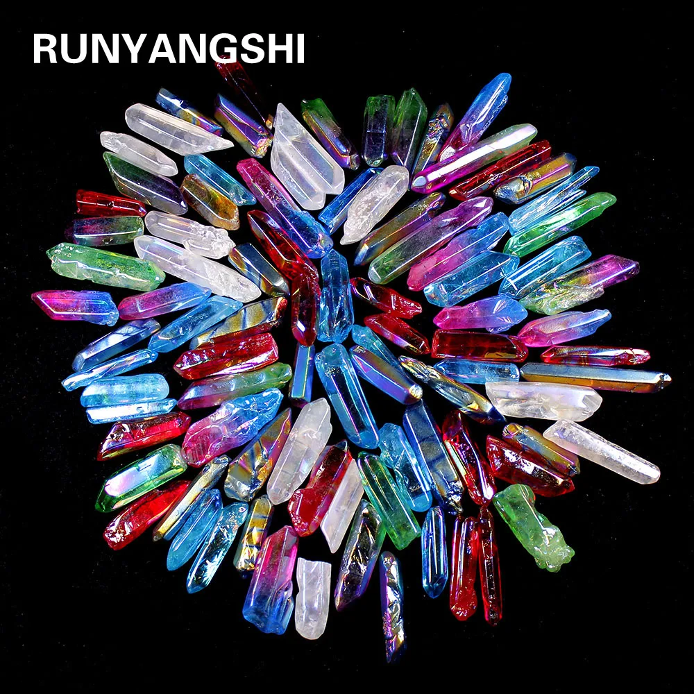 50g/bag Electroplate Natural Crystal Energy Column Color-plated Unicuspid Natural Crystal Ornaments Garden decoration
50g/bag Electroplate Natural Crystal Energy Column Color-plated Unicuspid Natural Crystal Ornaments Garden decoration