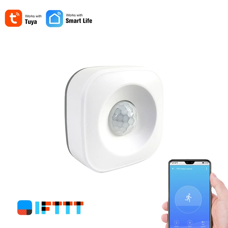 Tuya Smart Life WIFI PIR датчик движения беспроводной пассивный инфракрасный детектор