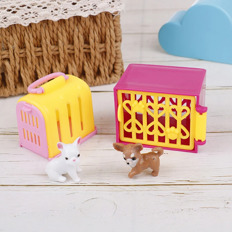 4pcs/ Set Doll Accessories Fashion Mini Doll Pets Dog+House For Dollhouse Random Style
4pcs/ Set Doll Accessories Fashion Mini Doll Pets Dog+House For Dollhouse Random Style