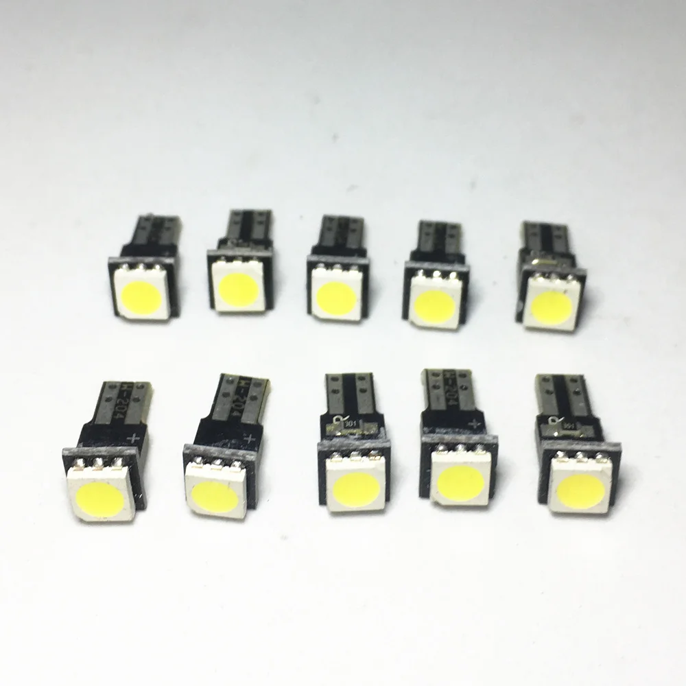 10pcs T5 LED Car Auto LED 1 led smd 5050 Wedge LED Light Bulb Lamp dash board Instrument White Red Blue Yellow Green For DC 12V
10pcs T5 LED Car Auto LED 1 led smd 5050 Wedge LED Light Bulb Lamp dash board Instrument White Red Blue Yellow Green For DC 12V
