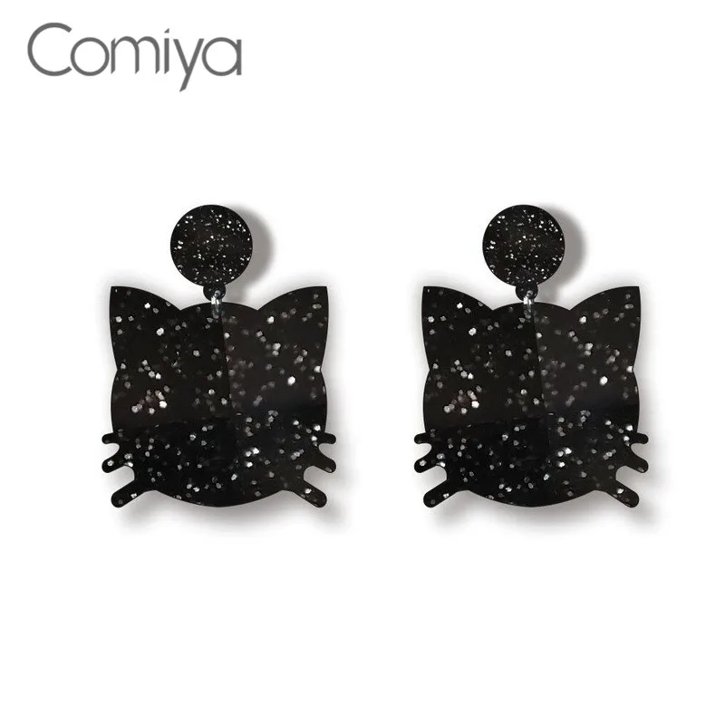 Comiya Dangle Earrings For Women Black Cat Pendants Acrylic Fashion Jewelry Brincos Mujer Statement Feminino Dangle Earring
Comiya Dangle Earrings For Women Black Cat Pendants Acrylic Fashion Jewelry Brincos Mujer Statement Feminino Dangle Earring
