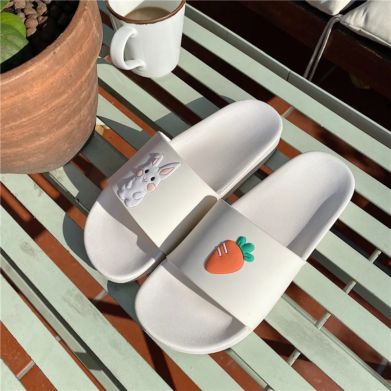 2021 Summer Ladies Slippers Cute Cartoon Rabbit Carrot Pattern Fashion Beach Slippers Flat Indoor Home Slippers
2021 Summer Ladies Slippers Cute Cartoon Rabbit Carrot Pattern Fashion Beach Slippers Flat Indoor Home Slippers