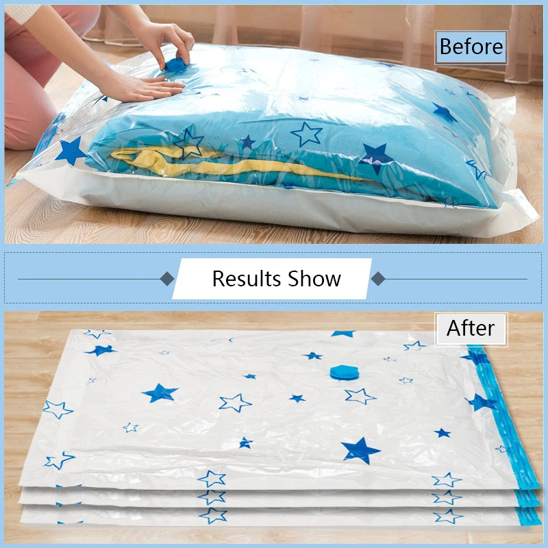 5pcs Home Convenient Vacuum Bag Storage Organizer Transparent Clothes Organizer Seal Compressed Travel Saving Space Bags Package
5pcs Home Convenient Vacuum Bag Storage Organizer Transparent Clothes Organizer Seal Compressed Travel Saving Space Bags Package