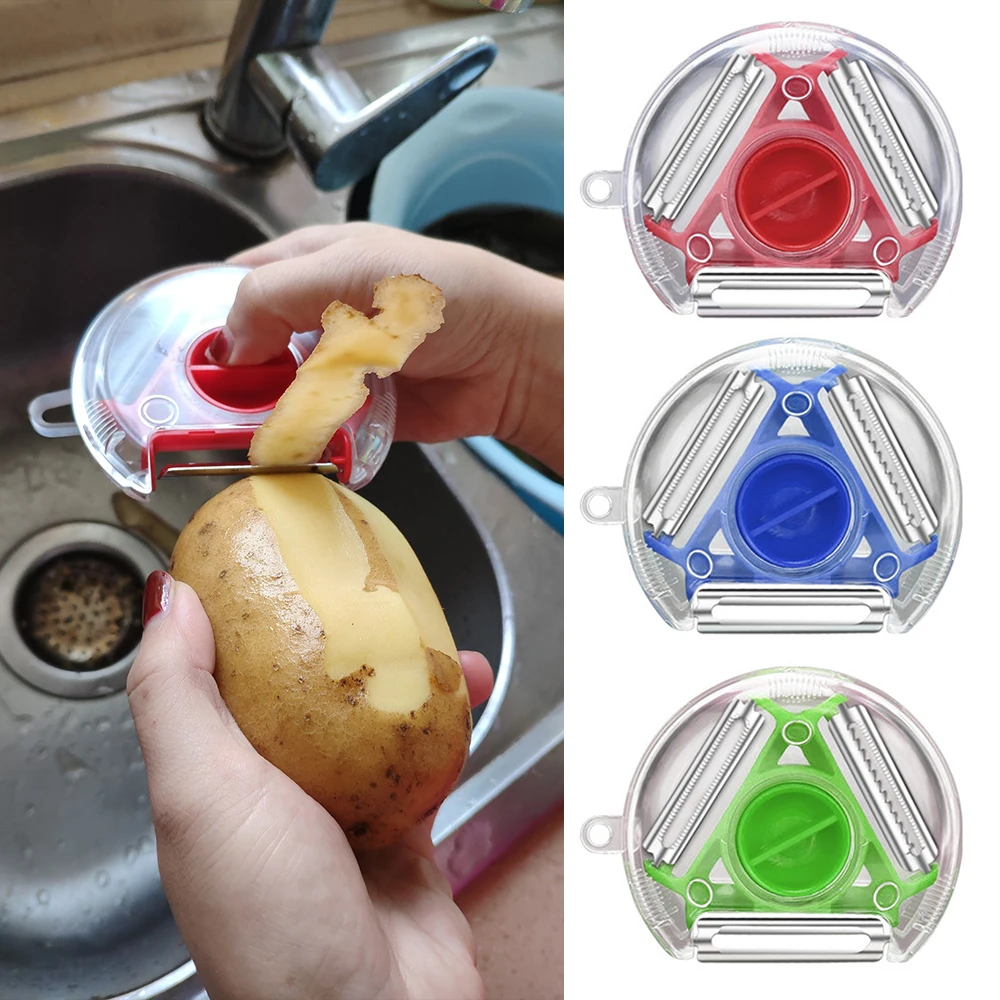Magic Trio Peeler Set Slicer Stainless Steel Peeler Shredder Julienne Cutter Multi Peel Blade Zesters Grater Kitchen Tool
Magic Trio Peeler Set Slicer Stainless Steel Peeler Shredder Julienne Cutter Multi Peel Blade Zesters Grater Kitchen Tool