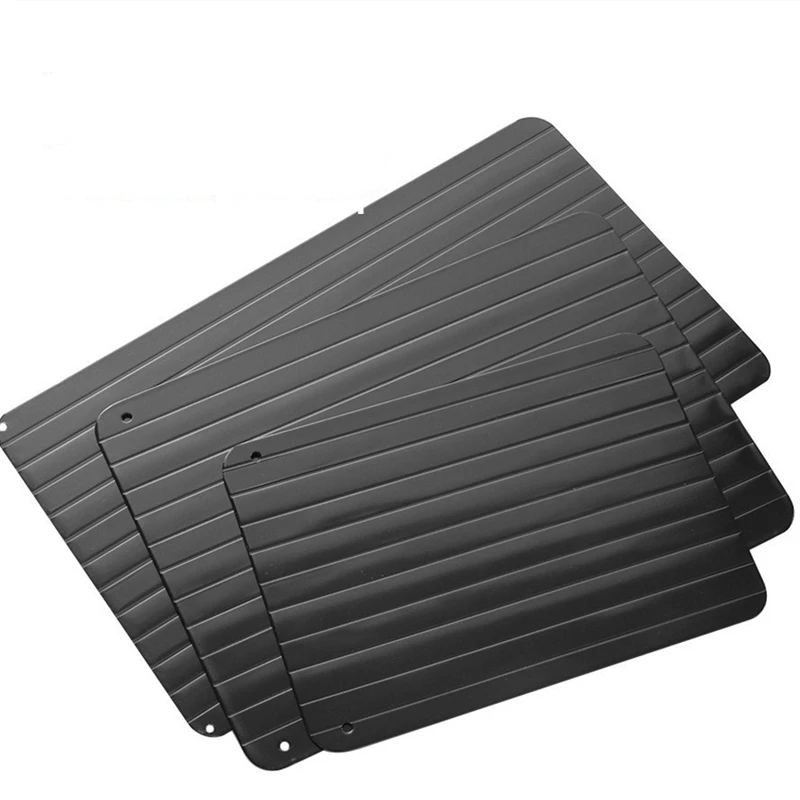 Fast Defrosting Tray Thaw Frozen Food Meat Fruit Quick Aluminum Alloy Steel Plate Board Defrost Kitchen Gadget Tool 
Fast Defrosting Tray Thaw Frozen Food Meat Fruit Quick Aluminum Alloy Steel Plate Board Defrost Kitchen Gadget Tool
