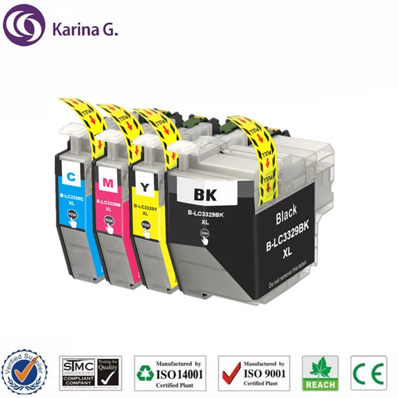 Compatible for Brother LC3329 lc3329xl ink Cartridge suit for Brother MFC-J5930DW MFC-J6935DW Printer
Compatible for Brother LC3329 lc3329xl ink Cartridge suit for Brother MFC-J5930DW MFC-J6935DW Printer