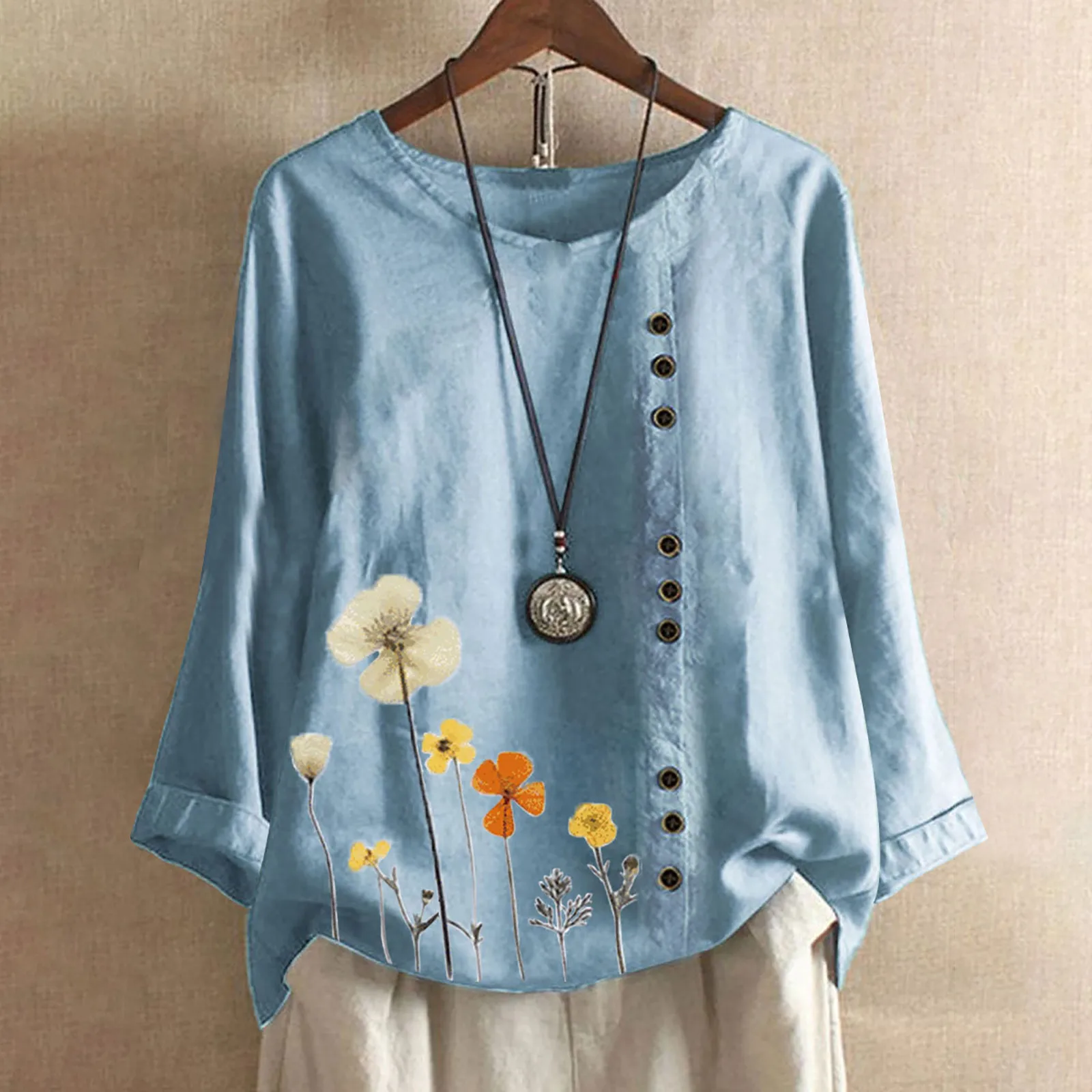 Casual Long Sleeve Floral Print Shirt Blouse Summer Blouses Woman Clothing Office Lady Big Size Tunic Tops 2020 Blusa Feminina
Casual Long Sleeve Floral Print Shirt Blouse Summer Blouses Woman Clothing Office Lady Big Size Tunic Tops 2020 Blusa Feminina