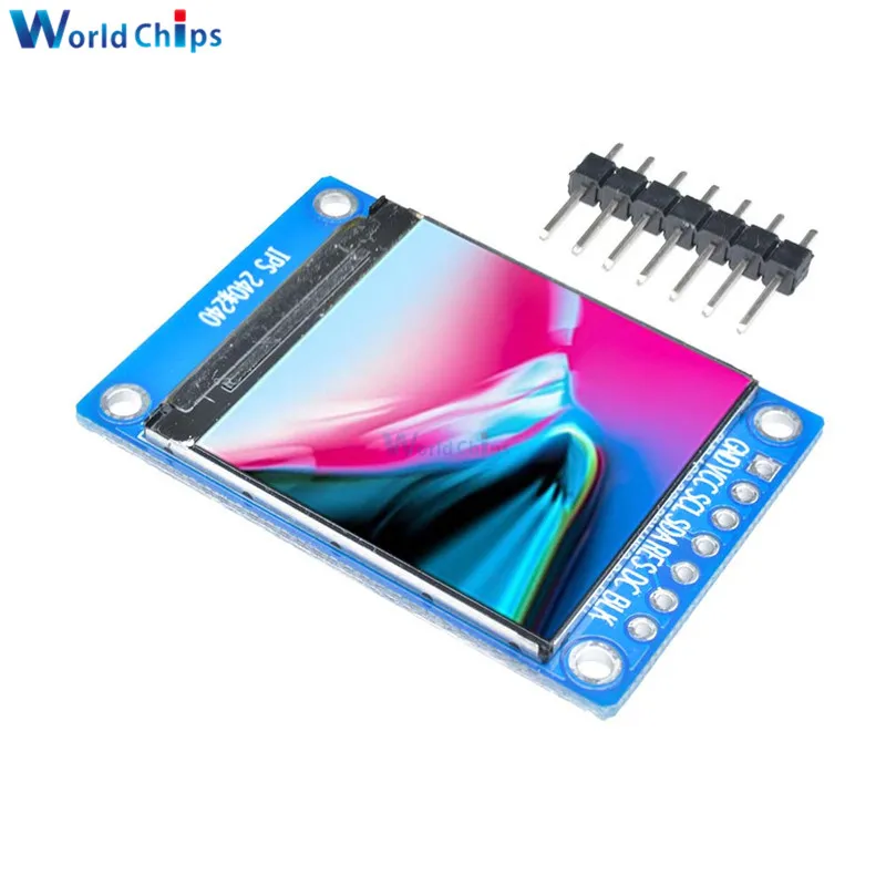 1 3 дюймовый IPS HD TFT ST7789 Привод IC 240*240 SPI коммуникация В напряжение 4 проводной
