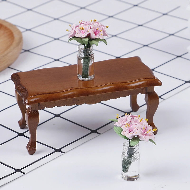 1/12 Dollhouse Miniature Mini Wooden Coffee Table Simulation End Table Furniture Toys for Doll House Decoration Accessories
1/12 Dollhouse Miniature Mini Wooden Coffee Table Simulation End Table Furniture Toys for Doll House Decoration Accessories