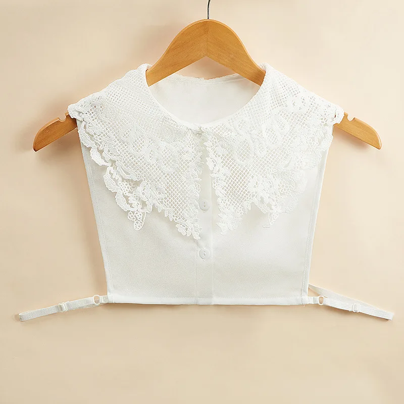 2021 Lace Flower Embroidery Detachable Collars Ladies Lapel Choker Necklace Shirt Fake Collar Blouse Tops Women False Collars
2021 Lace Flower Embroidery Detachable Collars Ladies Lapel Choker Necklace Shirt Fake Collar Blouse Tops Women False Collars